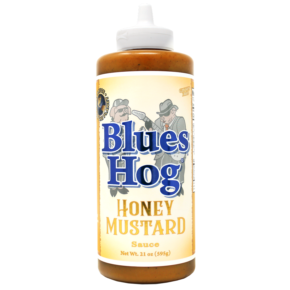 Blues Hog Honey Mustard BBQ Sauce Squeeze Bottle Full Throttle BBQ